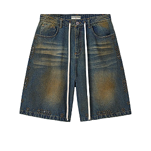 VALE LIVES FOREVER - Bermuda Forged Jorts "Denim" -NOVO-