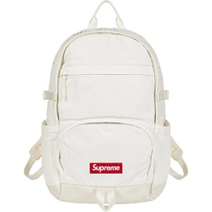SUPREME - Mochila Denim FW25 "Branco" -NOVO-