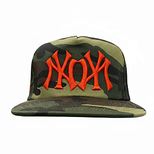 OMA DESIGN STUDIOS - Boné NY NY "Camo/Laranja" -NOVO-