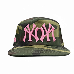 OMA DESIGN STUDIOS - Boné NY NY "Camo/Pink -NOVO-