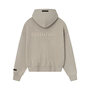 FEAR OF GOD - Moletom Essentials Classic Full Zip "Timber" -NOVO-