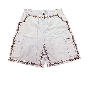 VALE LIVES FOREVER - Bermuda VA-1 Cargo Jorts (Sample) "Creme" -NOVO-