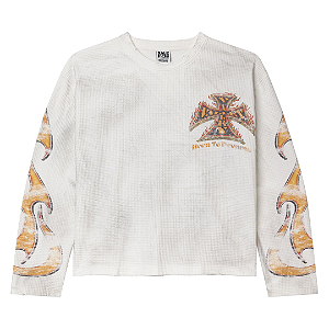 VALE LIVES FOREVER - Camiseta Manga Longa Reborn Thermal "Branco" -NOVO-