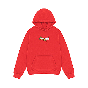 DENIM TEARS - Moletom Embroidered Floral "Vermelho" -NOVO-