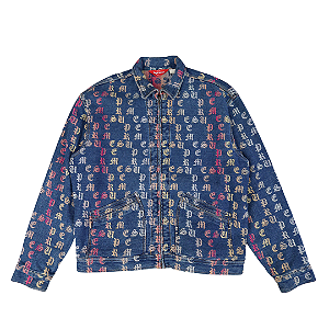 SUPREME - Jaqueta Denim Gradient Jacq "Azul" -USADO-