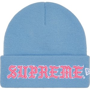 SUPREME x NEW ERA - Touca Old English "Azul" -NOVO-