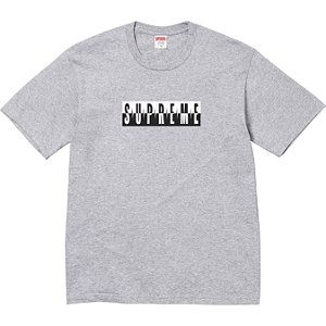 SUPREME - Camiseta Split "Cinza" -NOVO-