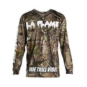 BEEN TRILL x TRAVIS SCOTT - Camiseta La Flame "Camo" -NOVO-