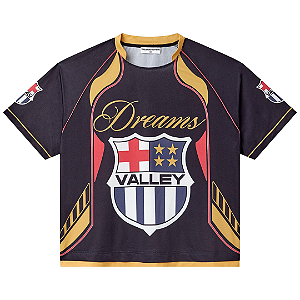 VALE LIVES FOREVER - Camiseta Jersey Dreams Futball "Preto" -NOVO-
