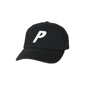 PALACE - Boné 6-Panel P AW25 "Preto" -NOVO-
