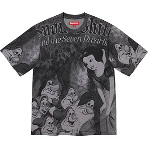 SUPREME - Camiseta Snow White S/S Top "Preto" -NOVO-