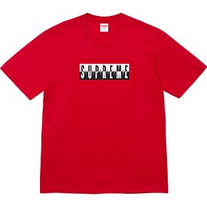 SUPREME - Camiseta Split "Vermelho" -NOVO-