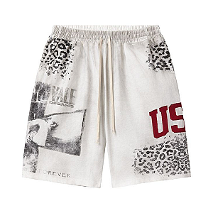 VALE LIVES FOREVER - Bermuda Cheetah "Cinza" -NOVO-