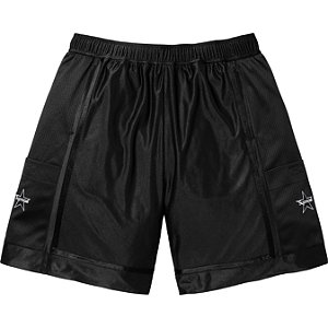 SUPREME - Bermuda Side Pocket Basketball "Preto" -NOVO-