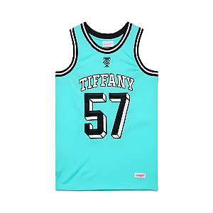 TIFFANY & CO x NBA x MITCHELL & NESS - Regata Jersey Basketball "Azul Tiffany" -NOVO-