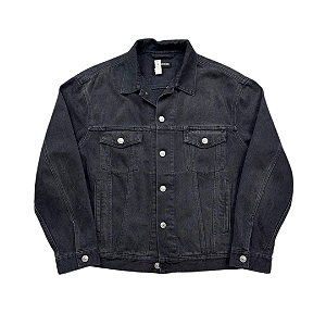 BALENCIAGA - Jaqueta Embroidered Denim "Preto" -NOVO-