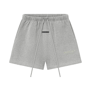 FEAR OF GOD - Bermuda Essentials Classic Fleece "Concrete Heather" -NOVO-