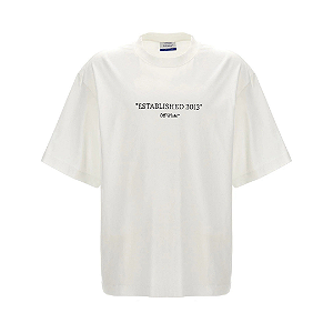 OFF-WHITE - Camiseta Estabilished 2013 Skate "Branco" -NOVO-