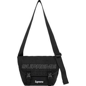 SUPREME - Bolsa Denim Messenger "Preto" -NOVO-