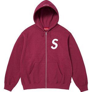 SUPREME - Moletom S Logo Zip Up "Vermelho" -NOVO-