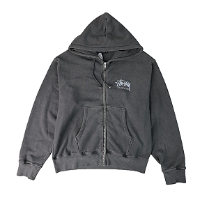 STUSSY - Moletom Los Angeles Zip Up "Cinza" -NOVO-
