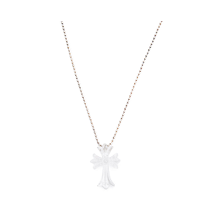 CHROME HEARTS - Colar Silicone CH Cross "Transparente" -NOVO-