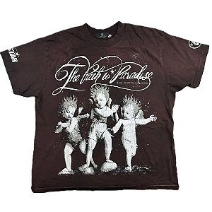 HELLSTAR - Camiseta Cherubs "Marrom" -NOVO-