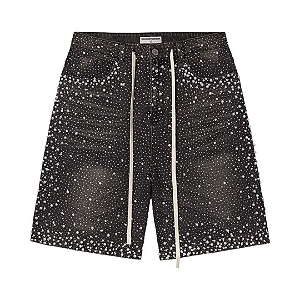 VALE LIVES FOREVER - Bermuda Rainstorm Jorts "Preto" -NOVO-