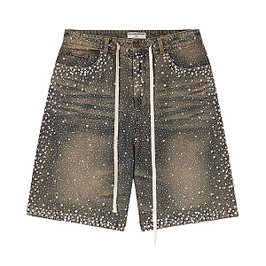 VALE LIVES FOREVER - Bermuda Rainstorm Jorts "Mid Wash" -NOVO-