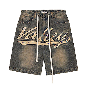 VALE LIVES FOREVER - Bermuda Skittles Jorts "Mid Blue" -NOVO-