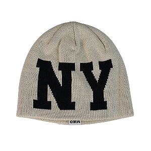 OMA DESIGN STUDIOS - Touca NY Skull "Bege" -NOVO-