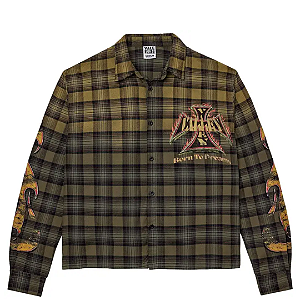 VALE LIVES FOREVER - Camisa Reborn Flannel "Verde" -NOVO-