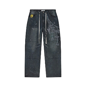 VALE LIVES FOREVER - Calça Chain Painters "Preto" -NOVO-