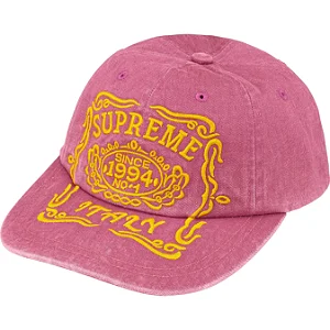 SUPREME - Boné Italy 6-Panel "Rosa" -NOVO-