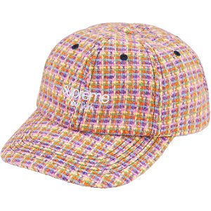 SUPREME - Boné Harris Tweed 6-Panel "Laranja" -NOVO-