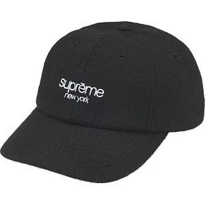 SUPREME - Boné Harris Tweed 6-Panel "Preto" -NOVO-
