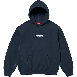 SUPREME - Moletom Box Logo FW25 "Azul Marinho" -NOVO-