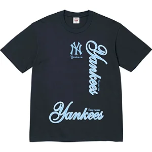 SUPREME x MLB - Camiseta Teams "Azul Marinho" -NOVO-