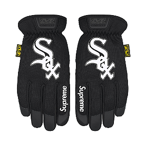 SUPREME x MECHANIX - Luva Fastfit MLB Teams "Preto" -NOVO-