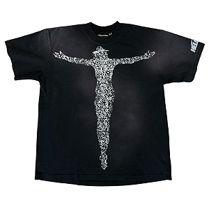 HELLSTAR - Camiseta Jesus QR Code "Preto" -NOVO-