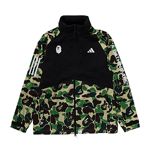 BAPE x ADIDAS - Jaqueta Golf ABC "Camo/Preto" -NOVO-