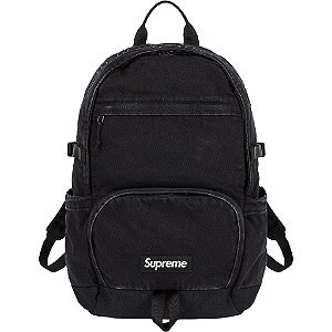 SUPREME - Mochila Denim FW25 "Preto" -NOVO-