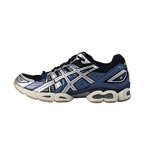 ASICS - Gel Nimbus 9 "Black Pure Silver Blue" -USADO-