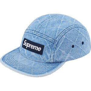 SUPREME - Boné Punched Denim Camp "Washed Indigo" -NOVO-