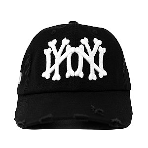 OMA DESIGN STUDIOS - Boné NY NY Bones "Preto" -NOVO-