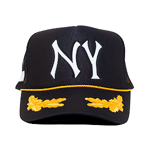 OMA DESIGN STUDIOS - Boné NY Trucker "Preto" -NOVO-