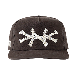 OMA DESIGN STUDIOS - Boné NY Chain Stitch "Preto Estonado" -NOVO-