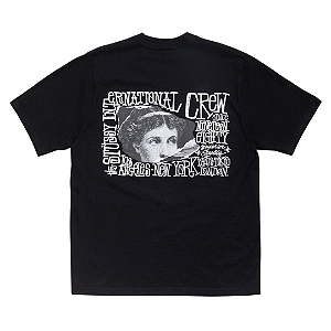 STUSSY - Camiseta Victoria "Preto" -NOVO-