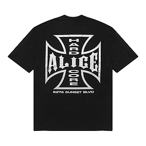 ALICE HOLLYWOOD - Camiseta Sunset BLVD. "Preto" -NOVO-
