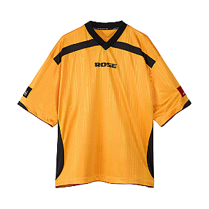 MARTINE ROSE - Camiseta Jersey Printed Football "Amarelo" -NOVO-